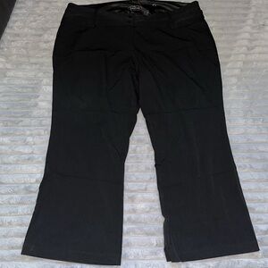 Maurices Plus size 24 short black dress pants